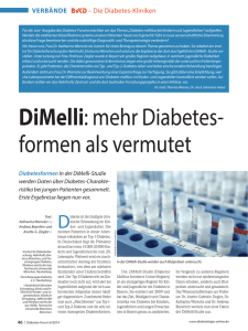 DiMelli: mehr Diabetes