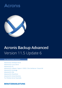 Acronis Backup