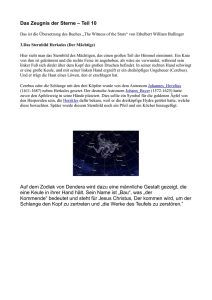 Das Zeugnis der Sterne – Teil 10 Auf dem Zodiak von Dendera wird