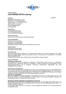 CALCINASE EDTA-Lösung - lege artis Pharma GmbH + Co. KG