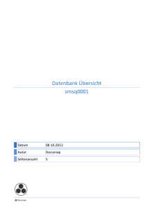 Datenbank Übersicht