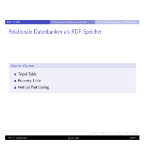 Relationale Datenbanken als RDF