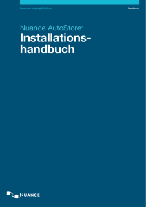 Installations- handbuch