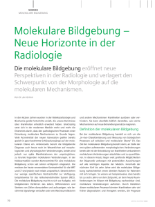 Molekulare Bildgebung - Imaging Netzwerk Berlin