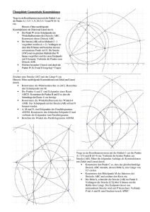 Übungsblatt: Geometrische Konstruktionen