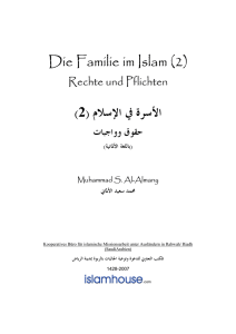 Die Familie im Islam (2)