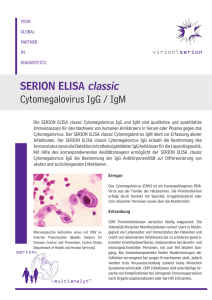 SERION ELISA classic Cytomegalovirus IgG / IgM
