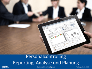 Personalcontrolling Reporting, Analyse und Planung