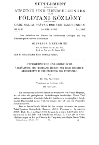 Földtani Közlemény 19. köt. 1889. 7-8. füzet