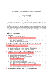 Inhaltsverzeichnis - Lehrstuhl für Effiziente Algorithmen