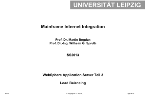 Load Balancing - Universität Leipzig