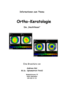 Ortho-Keratologie - Gut Optik