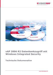 vAP 2006 R2 Datenbankzugriff mit Windows Integrated Security