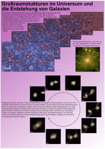 Großraumstukturen im Universum und die Entstehung von Galaxien