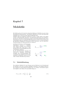 Moleküle - Fakult at f ur Physik