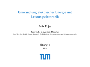 RZM - EAL Lehrstuhl für Elektrische Antriebssysteme und