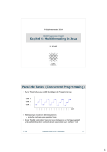 Kapitel 4: Multithreading in Java Parallele Tasks (Concurrent