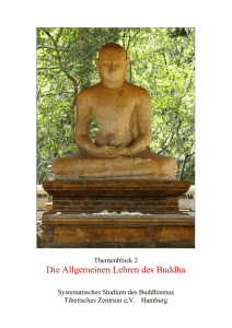 Die Allgemeinen Lehren des Buddha