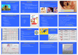 Vorlesung "Virale Hepatitis", Dr. med. Michael Erren