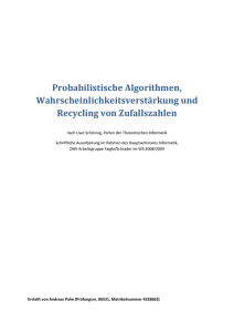 Probabilistische Algorithmen, Wahrscheinlichkeitsverstärkung und