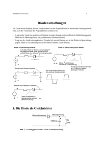 Diodenschaltungen