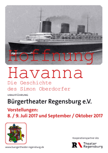 Hoffnung Havanna - Bürgertheater Regensburg