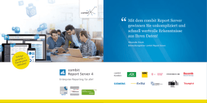 combit Report Server - Enterprise Reporting für alle