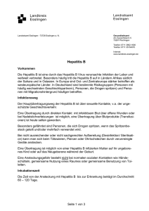 Hepatitis B - Landkreis Esslingen