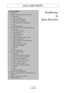 in Java Security - Joller-Voss