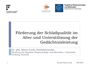 Schlaf- vs. Wachstadien-abhängige Rolle von Reaktivierungen für