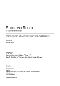 ethik und recht - KAP-HF