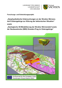 Geophysikalische Untersuchungen an der Struktur Börnersdorf