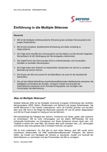 Einführung in die Multiple Sklerose