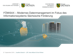 FÖMISAX - Staatsbetrieb Sächsische Informatik Dienste
