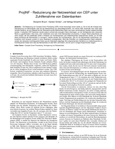 Reduzierung der Netzwerklast von CEP unter Zuhilfenahmevon