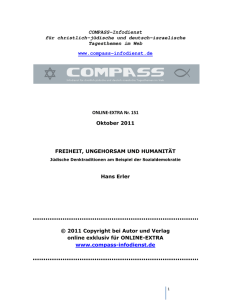 COMPASS-Infodienst für christlich-jüdische und deutsch