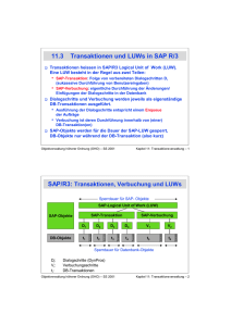 11.3 Transaktionen und LUWs in SAP R/3