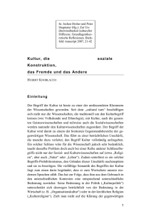 Hubert Knoblauch - FG Allgemeine Soziologie