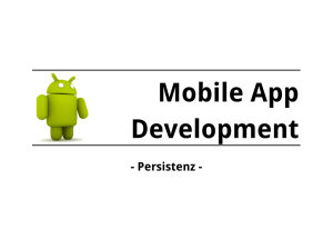 Mobile App Development ORM