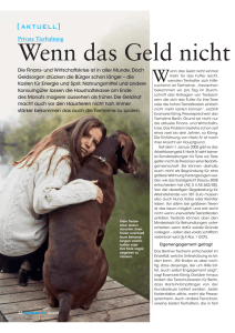 Wenn das Geld nicht - Deutscher Tierschutzbund
