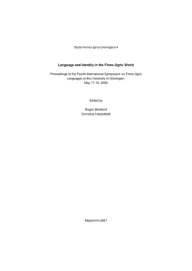 Language and Identity in the Finno-Ugric World