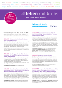 Flyer 1-2017 - Leben mit Krebs – Aachen