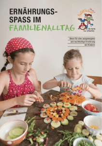 Ernährungsspass im Familienalltag