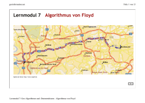 Lernmodul 7 Algorithmus von Floyd