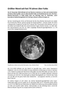 Größter Mond seit fast 70 Jahren über Fulda