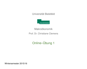 [3ex]Online--Übung 1 - Universität Bielefeld