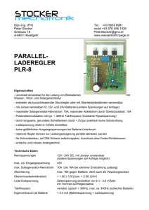 PARALLEL- LADEREGLER PLR-8