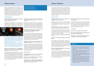 Nuklearmedizin Nuclear Medicine