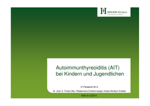 Autoimmunthyreoiditis (AIT) bei Kindern und Jugendlichen