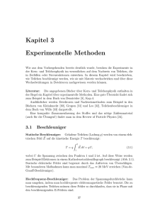 Kapitel 3 Experimentelle Methoden